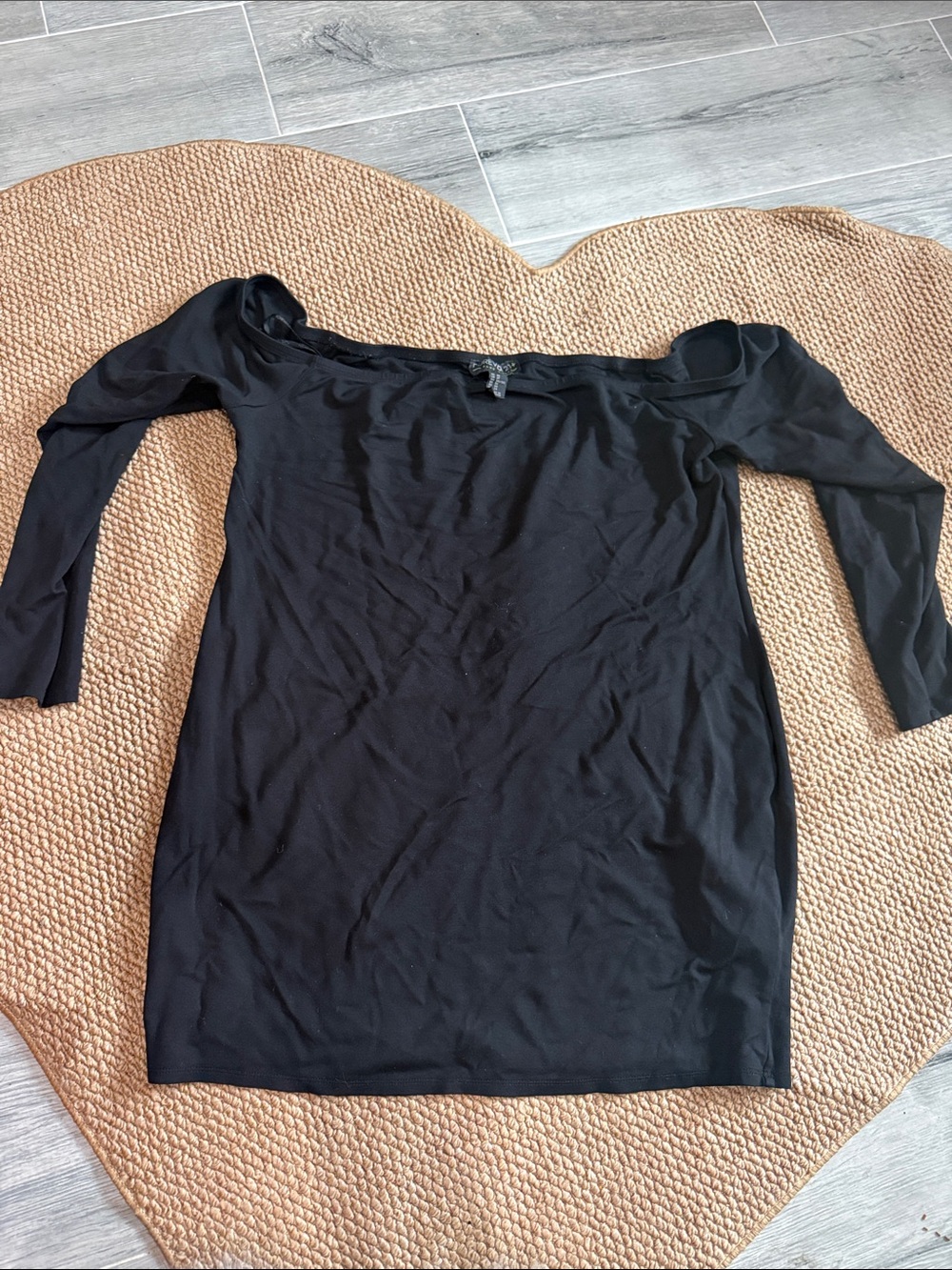 Forever 21 Black One-Shoulder Bodycon Mini Dress